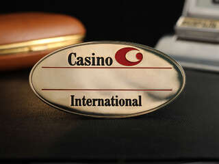 Name badge "Casino"