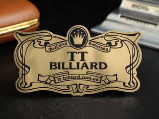 Nameplate "TT BILLIARD"