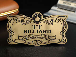 Шильд "TT BILLIARD"