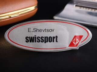 Бейдж "Swissport" с логотипом