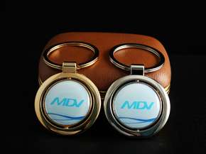 Keychain MDV with a 3D sticker