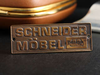 Nameplate for furniture Schneider