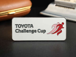 Name badge "Toyota Challenge Cup"