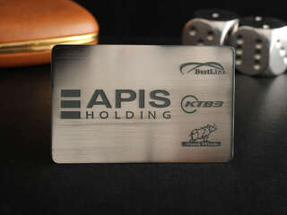 Business card "Apis Holding"