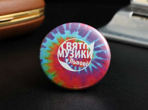 Закатный значок "Свято музики"