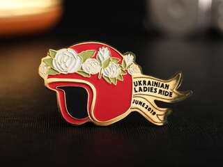 Badge "Ukrainian Ladies Ride"